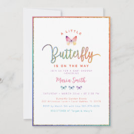 Inbjudan till vår Butterfly Baby Shower