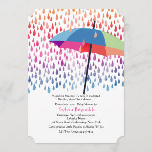 Inbjudan till Vår Rain Baby Shower