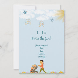 Inbjudan till Vår Twin Baby Shower