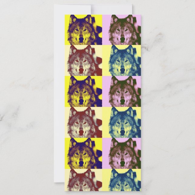 Inbjudan till varg Porträtt (Framsida)