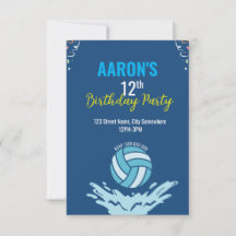 Inbjudan till vatten Polo