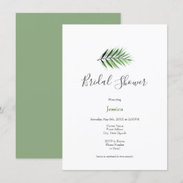 Inbjudan till vattenfärgen Handflatan