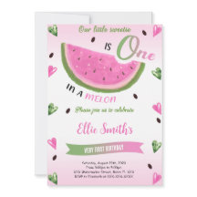 Inbjudan till vattenmelonfödelsedag
