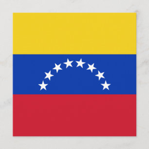 Inbjudan till Venezuelas Flagga