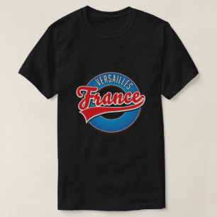 Inbjudan till Versailles Frankrike logotyp-vykort T Shirt