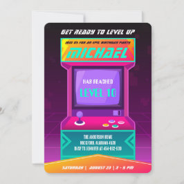 Inbjudan till videospel på födelsedagen, Retro Arc