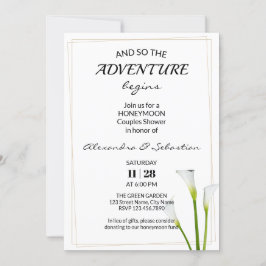 Inbjudan till vigsel och bröllopsfest med gröna ka