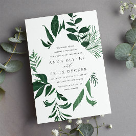 Inbjudan till vild Forest Wedding