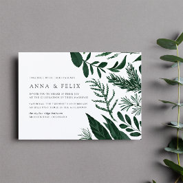 Inbjudan till vild Forest Wedding