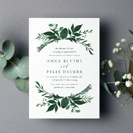 Inbjudan till vild Forest Wedding