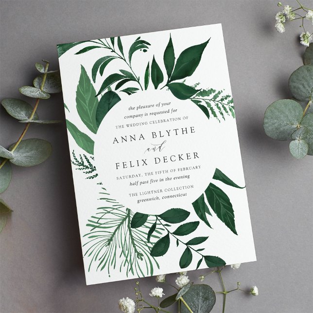 Inbjudan till vild Forest Wedding (Skapare uppladdad)