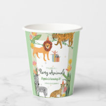 Inbjudan till vild Jungle Birthday