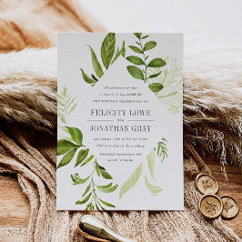 Inbjudan till vild Meadow Wedding
