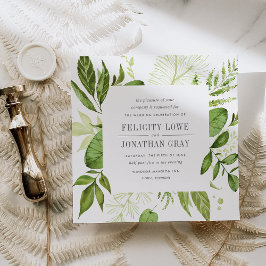 Inbjudan till vild Meadow Wedding | Kvadratisk