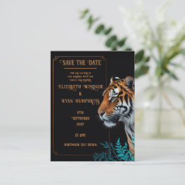 Inbjudan till vild Tiger Wedding
