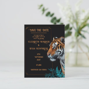 Inbjudan till vild Tiger Wedding