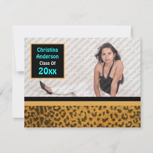 Inbjudan till Vilda underordnade Studenten (Orange (Framsida)