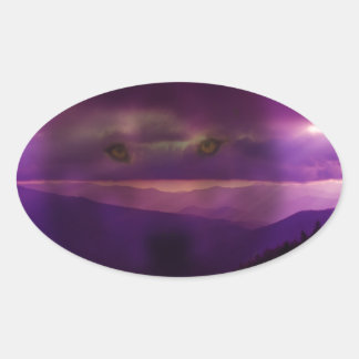 Inbjudan till Vilden Ovalt Klistermärke