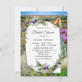 Inbjudan till vildens miljövänliga Vår blommor