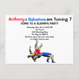 Inbjudan till vilodag för tvillingpojkar