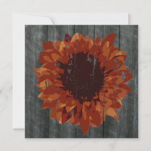 Inbjudan till viltlevande solros och barnblommor
