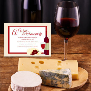 Inbjudan till vin & Cheese Party