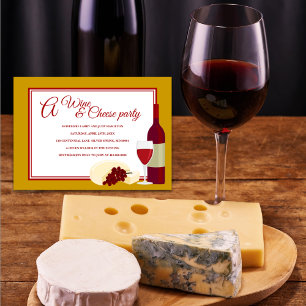 Inbjudan till vin & Cheese Party