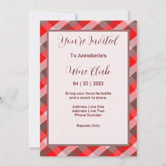 Inbjudan till Vin Klubb