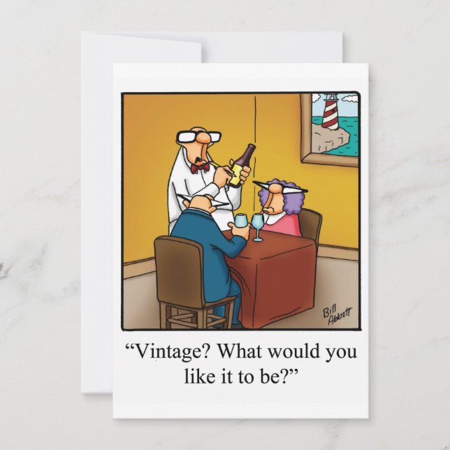 Inbjudan till vin-partiet "Spectickles" (Framsida)