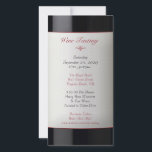 Inbjudan till Vin-provningshändelse<br><div class="desc">Har du ett vin-provsmakande party för tillfälle eller företag? Då är den här elegantens inbjudan perfekt för dig! Allt du behöver göra är att ändra texten på kortet. Du kan göra texterna större eller mindre genom att klicka på "Anpassa".</div>