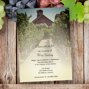 Inbjudan till Vineyard- och Barn Vin-smakningspart