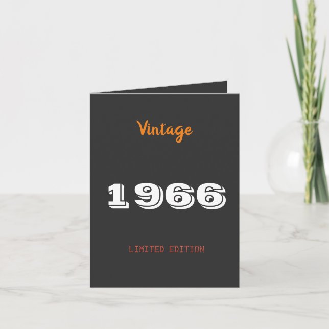 Inbjudan till Vintage 1966 Begränsad (Framsida)