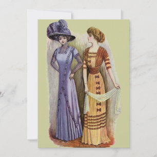 Inbjudan till vintage-adresser