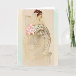 Inbjudan till vintage bröllop