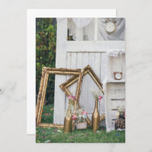 inbjudan till vintage bröllop