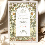 Inbjudan till vintage bröllop Art nouveau från Muc<br><div class="desc">Inbjudan från art nouveau Vintage bröllop av Alphonse Mucha i en blommigt, romantisk och visemisk utformning. Viktorianska blommor kompletterar klassisk konst deco typsnitt. Ange din anpassningsbar så är du klar. Om du vill ändra designen ytterligare klickar du bara på den blå knappen "Anpassa den". Tack så mycket för att du...</div>