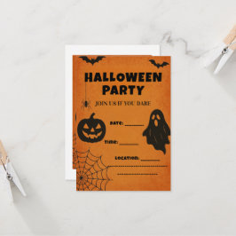 Inbjudan till Vintage Halloweenfest | Skräckinjaga