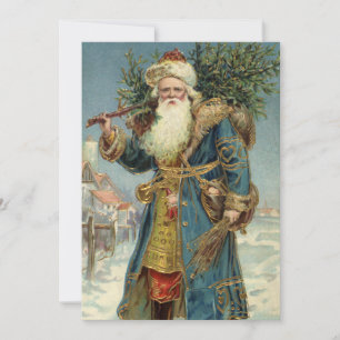 Inbjudan till Vintage jul Victorian Jultomten