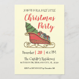 Inbjudan till Vintage julfest för Personlig