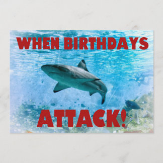 Inbjudan till vintage Nautical Rand Shark