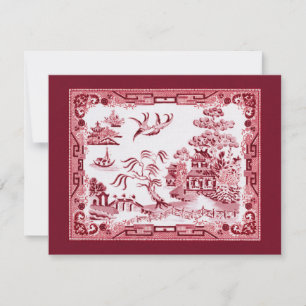Inbjudan till vintage Red Willow