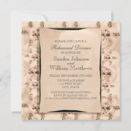 Inbjudan till vintage Ro - middagsinbjudan