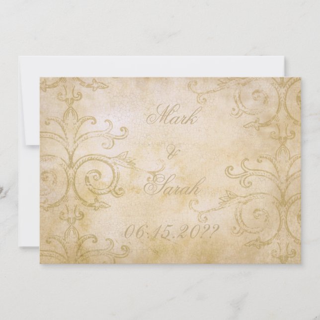 Inbjudan till Vintage Scrolls (Framsida)