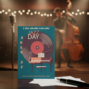 Inbjudan till vintage Vinyl- och Piano Jazz-dagen