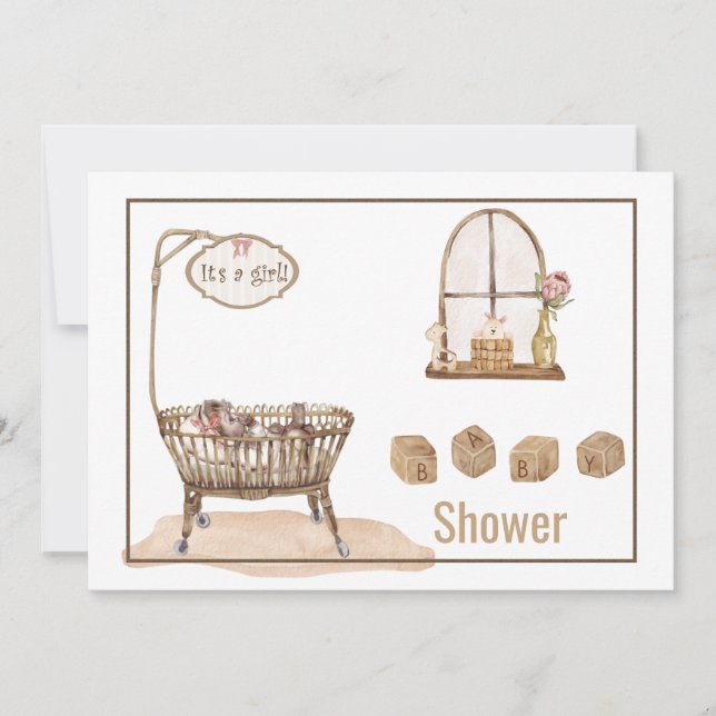 Inbjudan till vintagens babyvisningsprogram (Framsida)