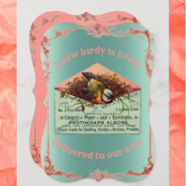 Inbjudan till vintagens barndusch