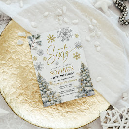 Inbjudan till vinter 60-dagarsdag Guld och Silver