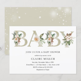 Inbjudan till Vinter Baby Shower