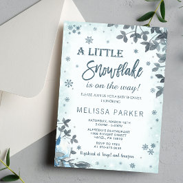 Inbjudan till Vinter Baby Shower