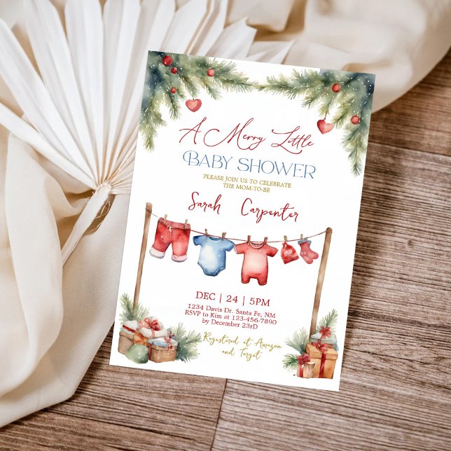 Inbjudan till Vinter Baby Shower (Skapare uppladdad)